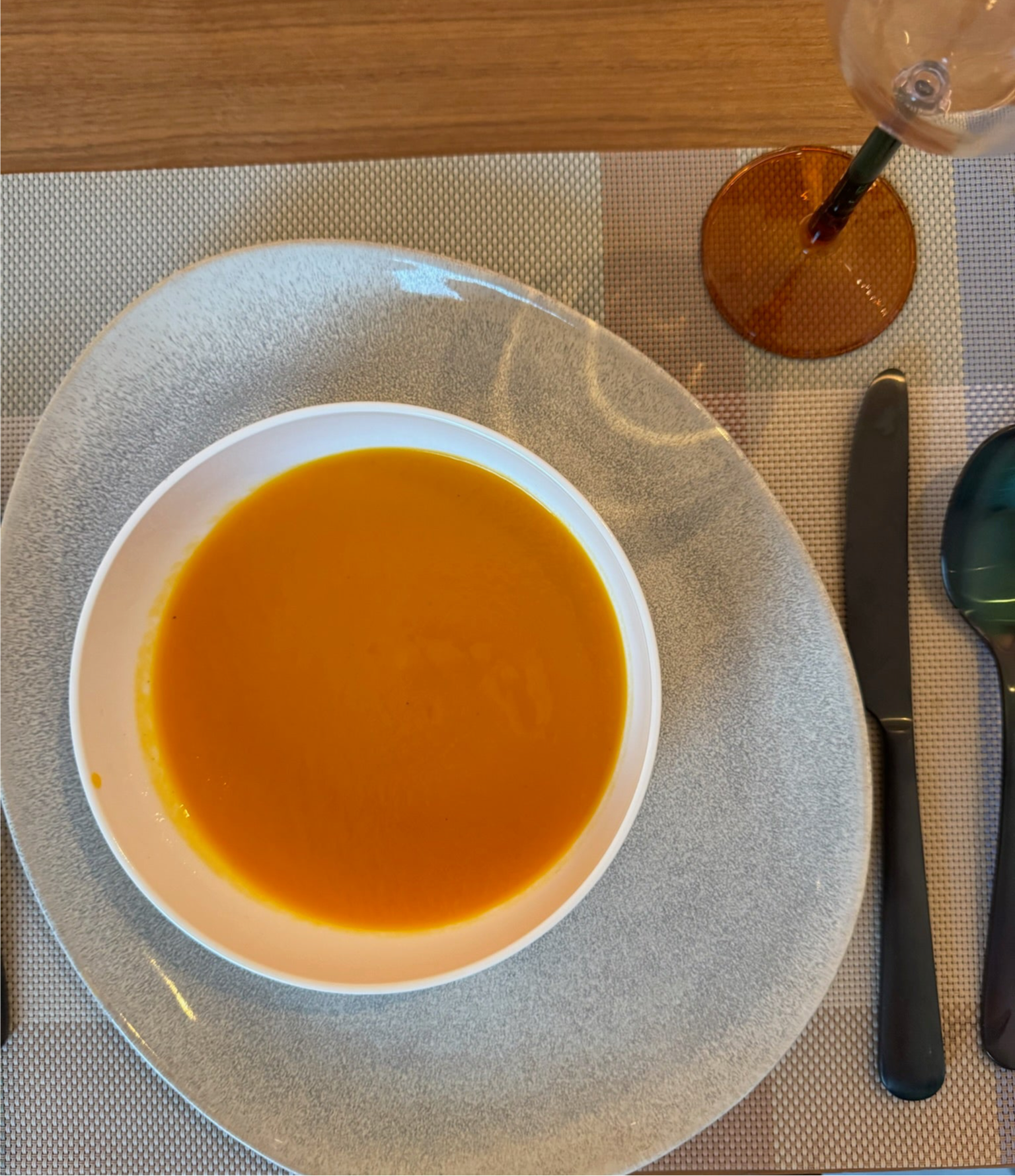 Potage carottes du jardin